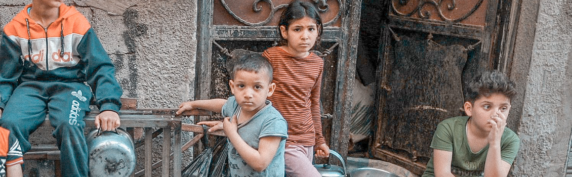 Los niños en Gaza